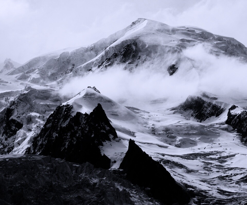 Снежные вершины обои