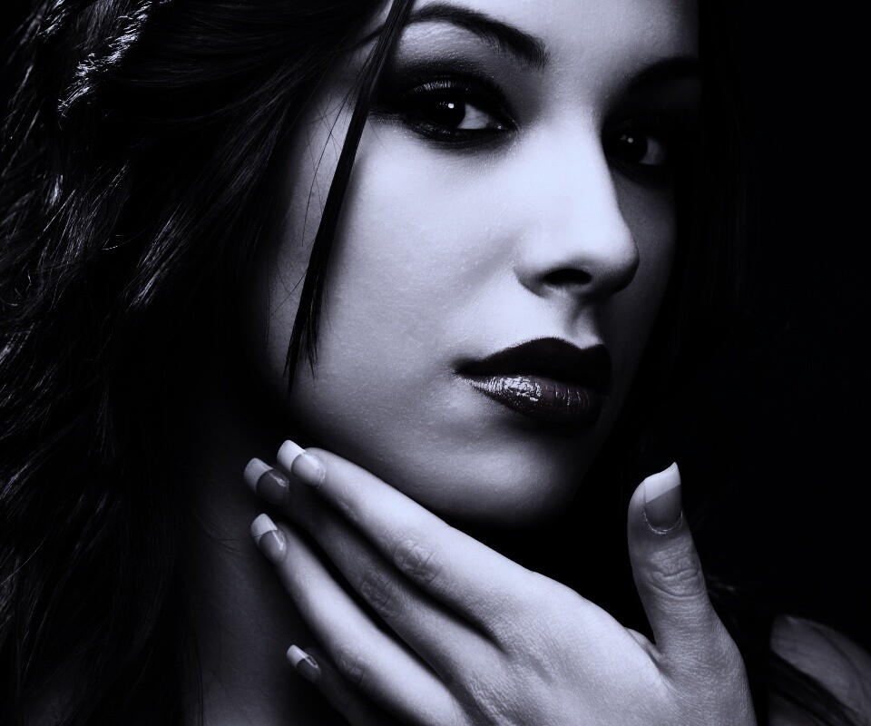 Красивое лицо обои