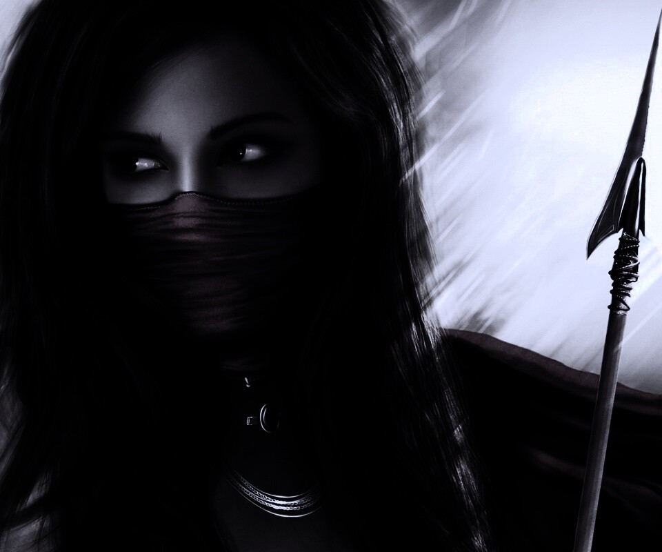 Девушка - ассасин обои