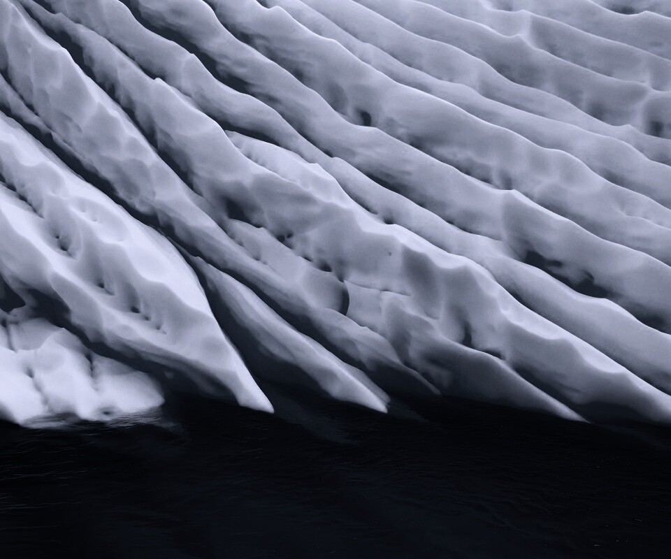Борозды во льду обои