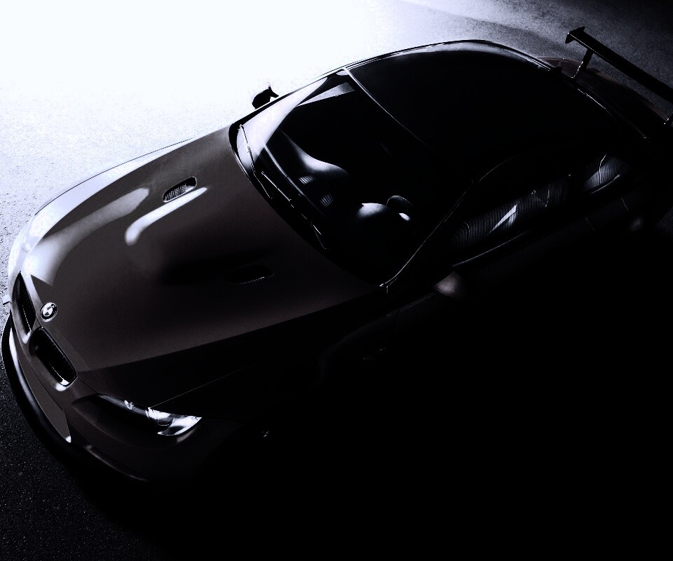 Оранжевый BMW обои