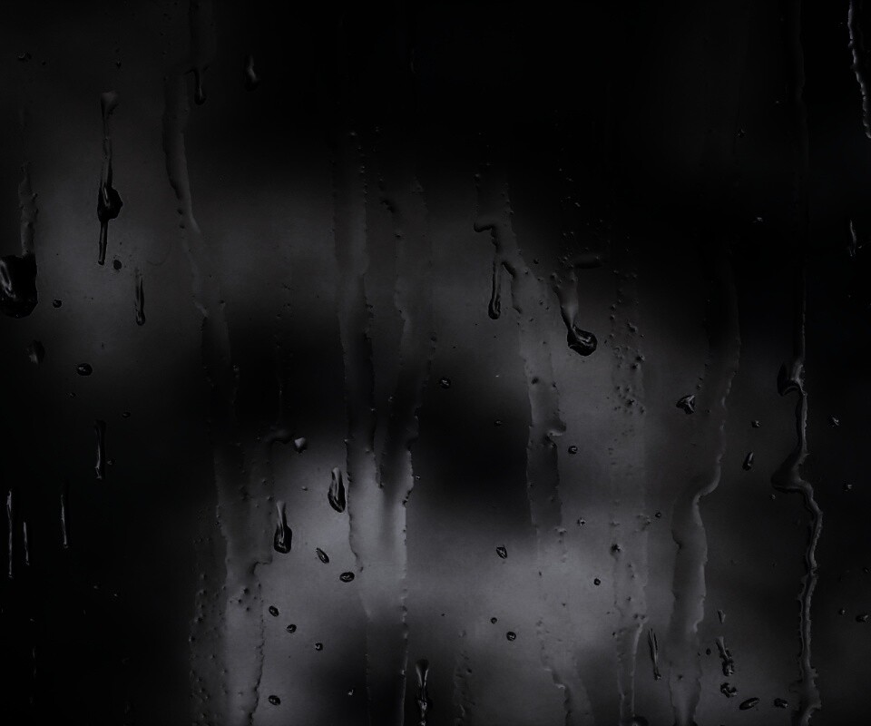 Текущая по стеклу вода обои