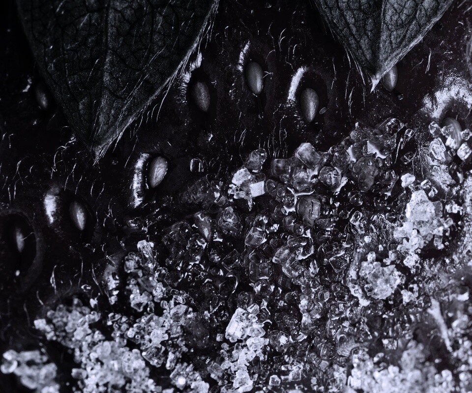 Клубника в сахаре обои