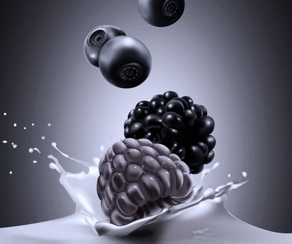 Векторные ягоды обои