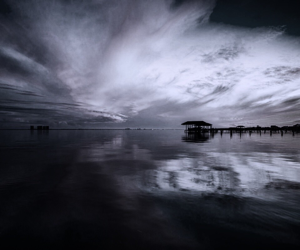 Прекрасный океанский закат обои