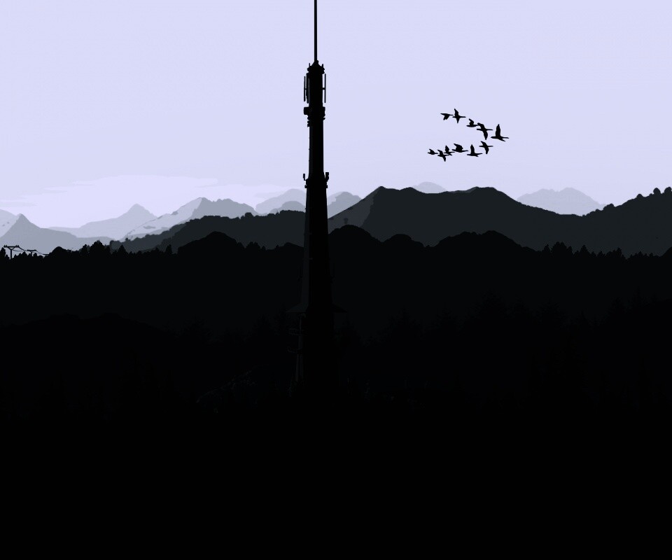 Зеленые горы обои