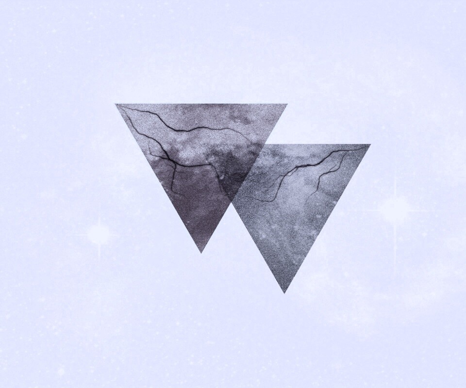 Минималистичные треугольники обои