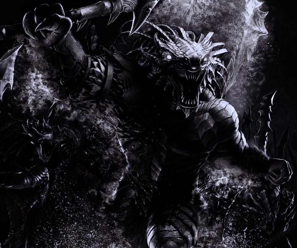 Dragonborn Barbarian обои