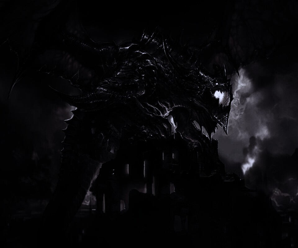 Огромный дракон обои