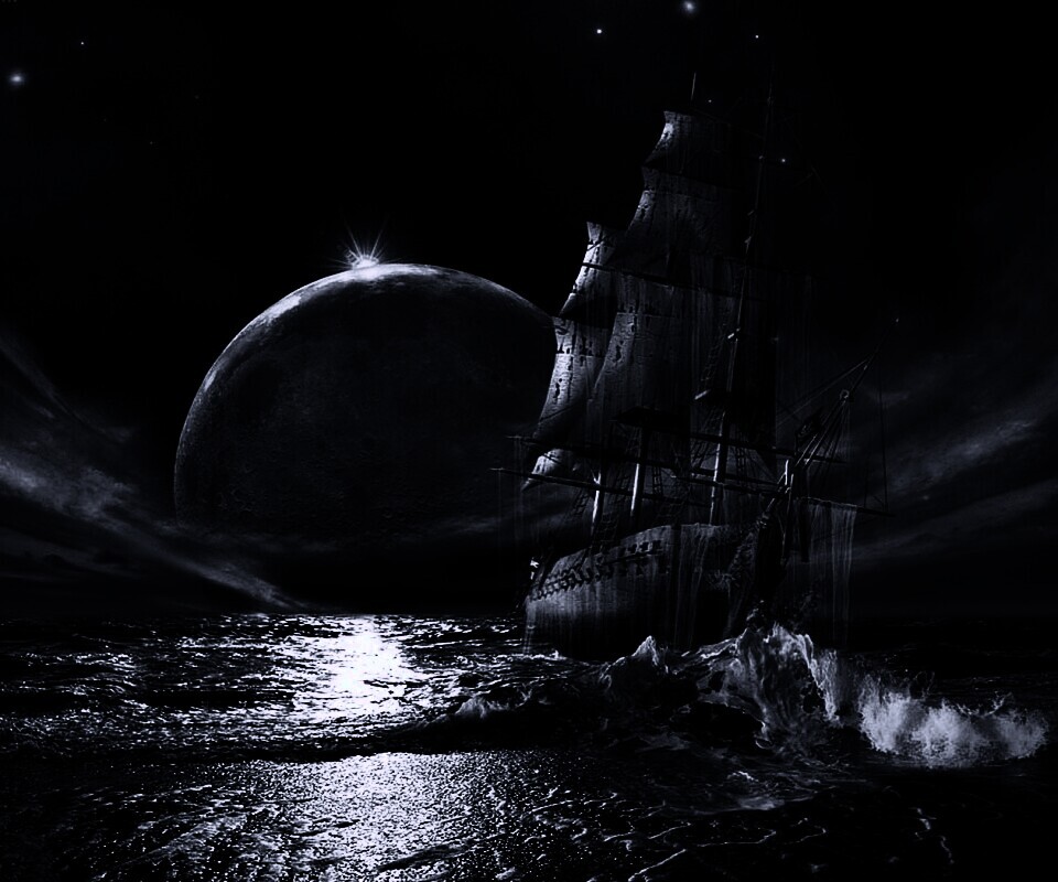 Корабль призрак обои