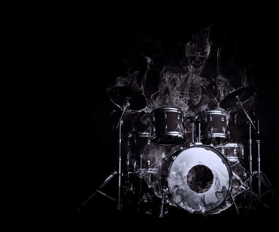 Огненный барабанщик обои