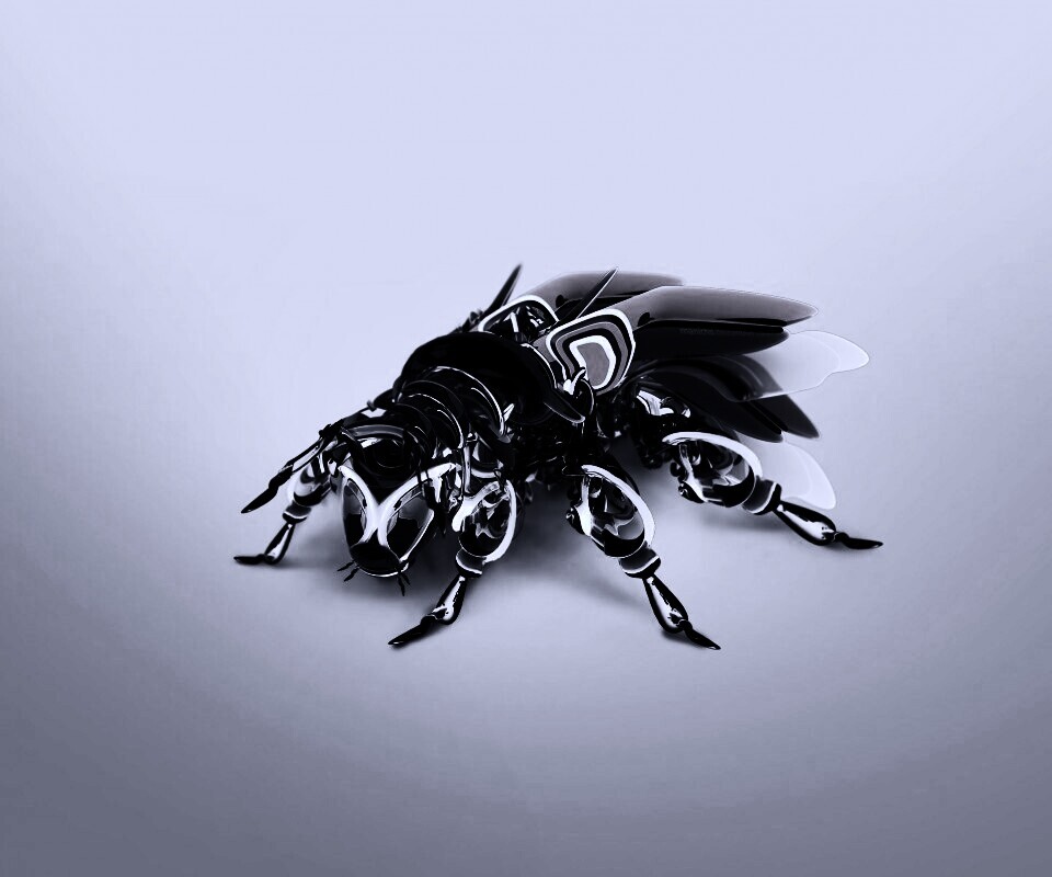 Кибер муха обои