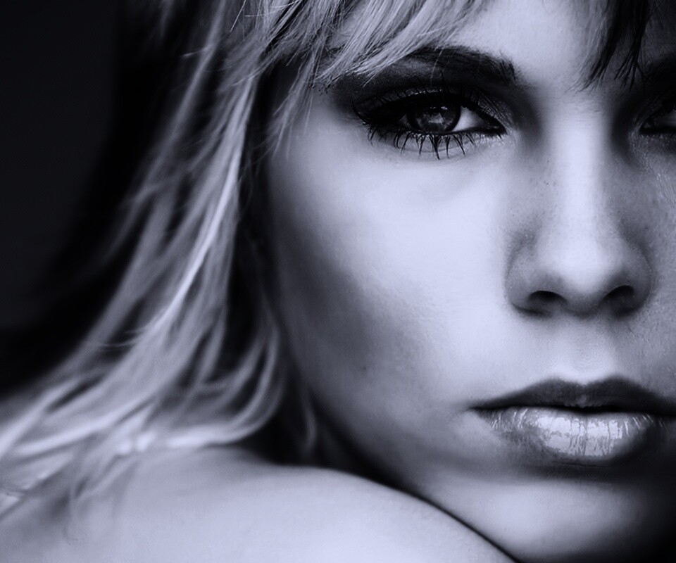 Черно-белое обои