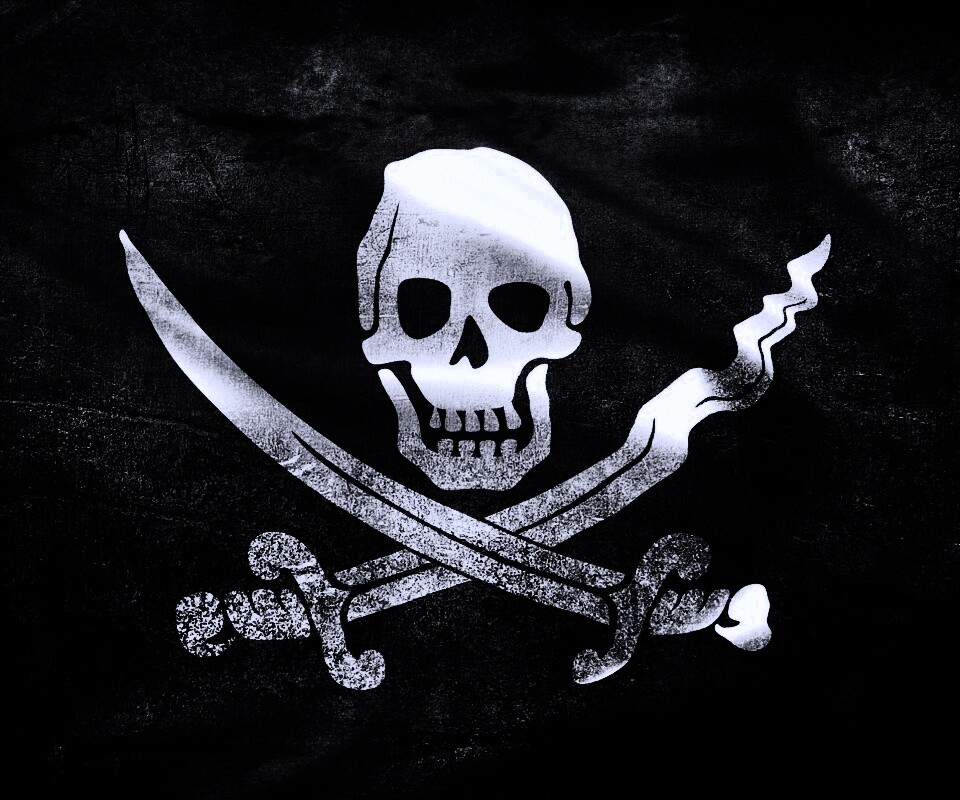 Пиратский флаг обои