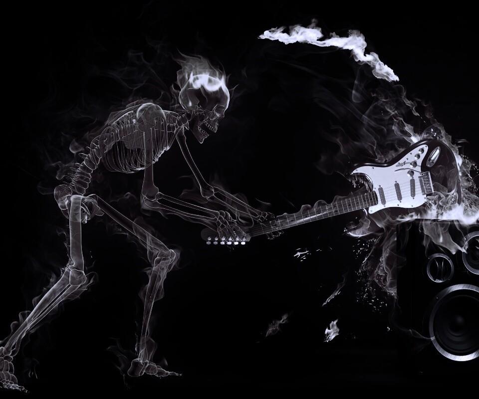 Музыка, пробирающая до костей обои