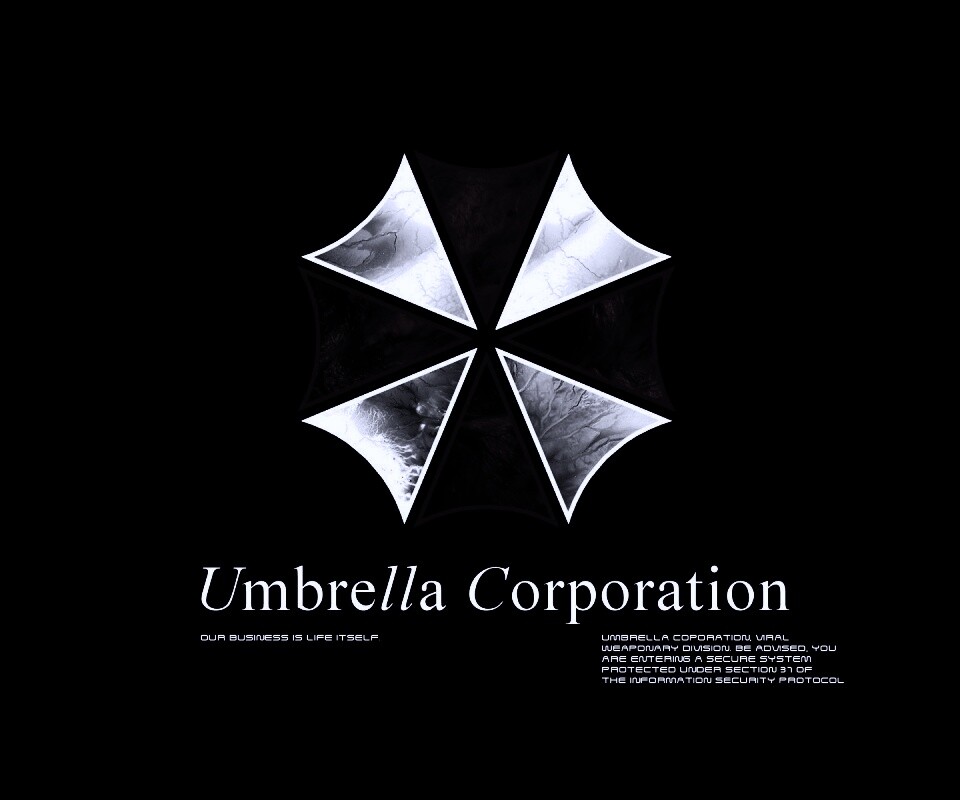 Логотип корпорации Амбрелла (Umbrella corp) обои