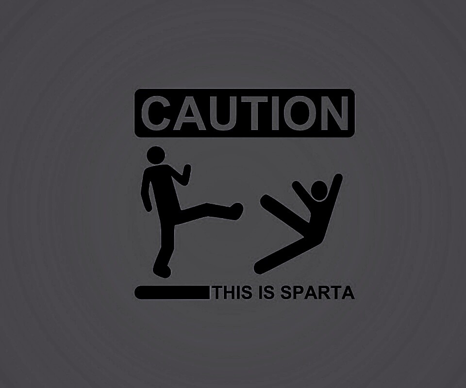 Осторожно, это Спарта обои