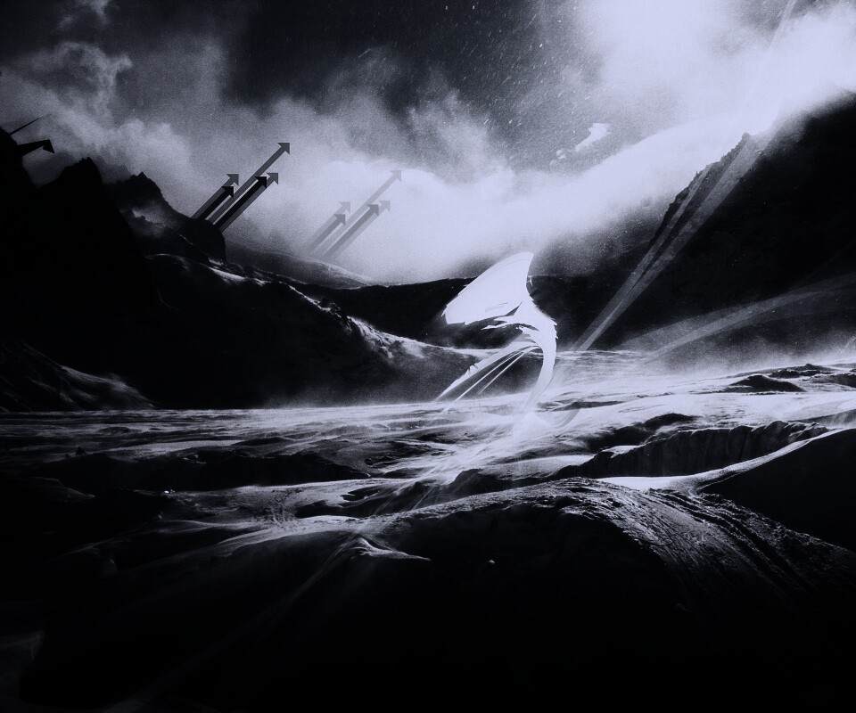 Туманные горы обои