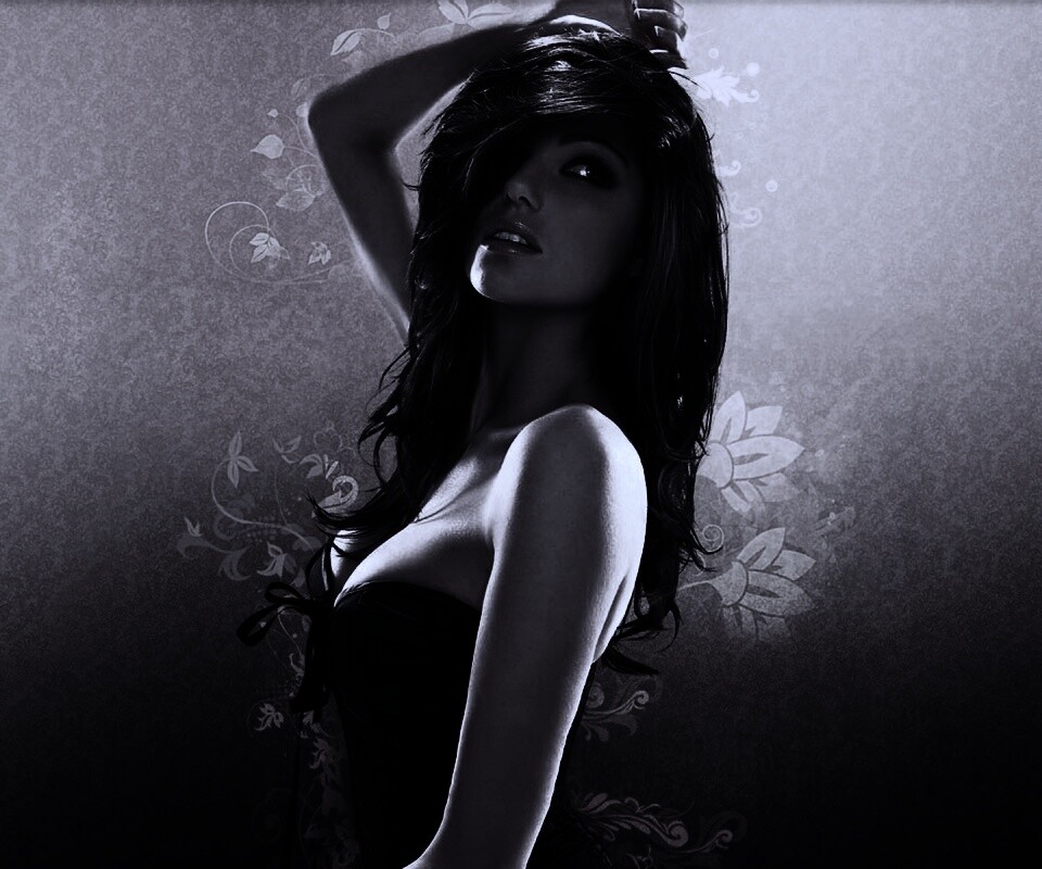 Загадочная девушка обои