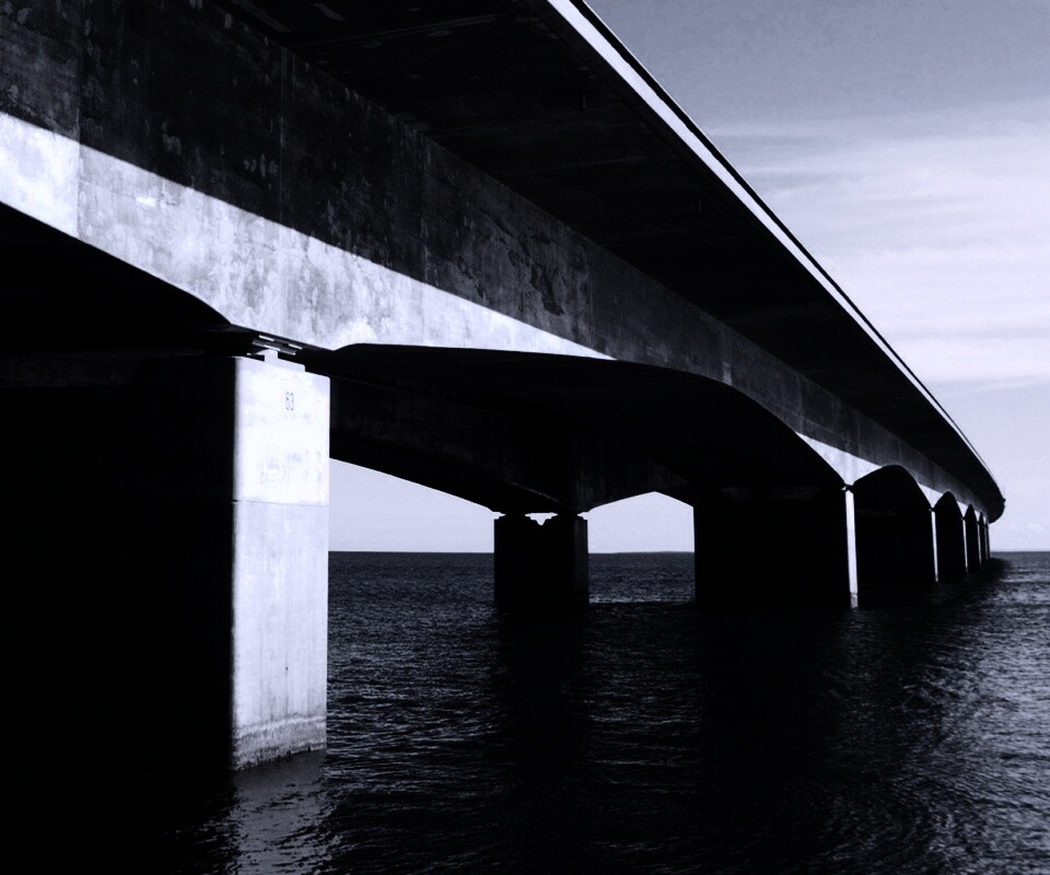 Опоры моста обои