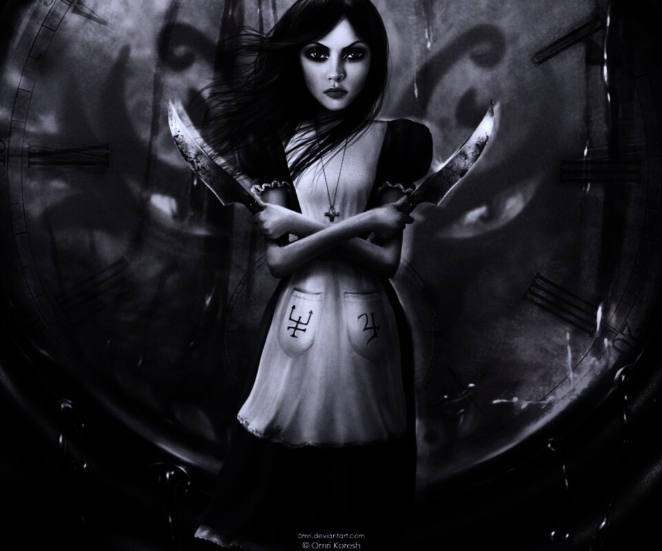 Алиса гроза страны чудес обои