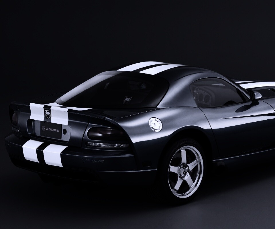 Синий Dodge Viper обои