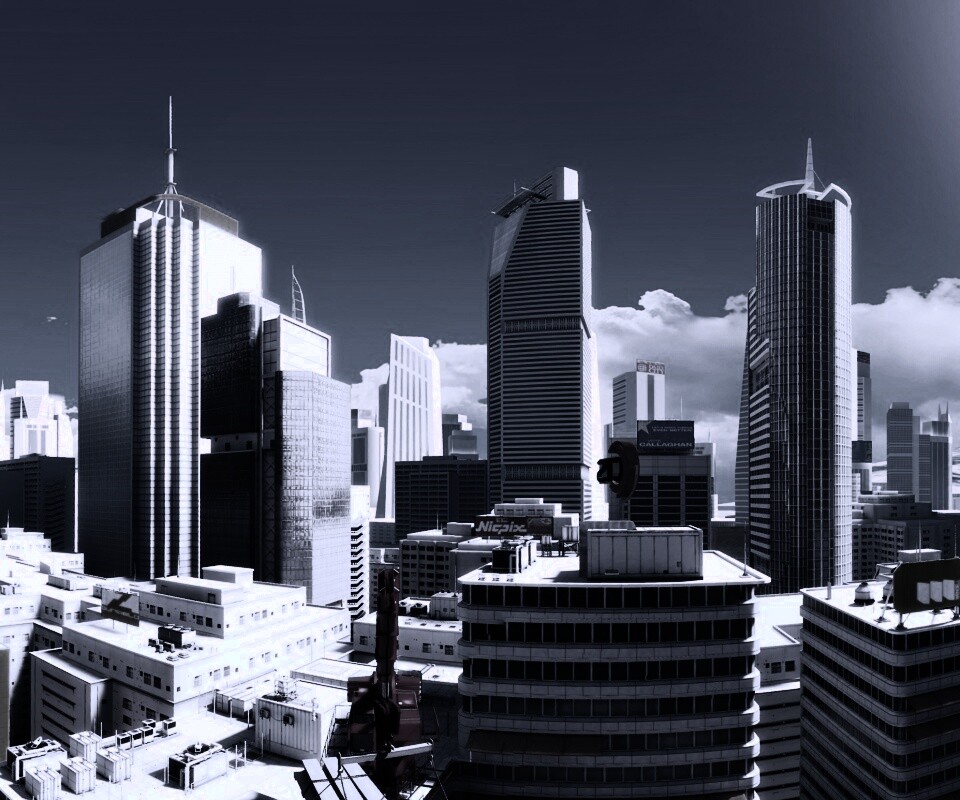 Город Mirrors Edge обои