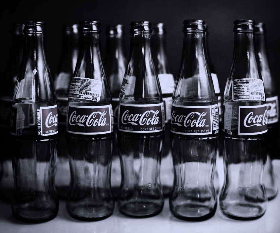 Бутылки Кока Колы обои