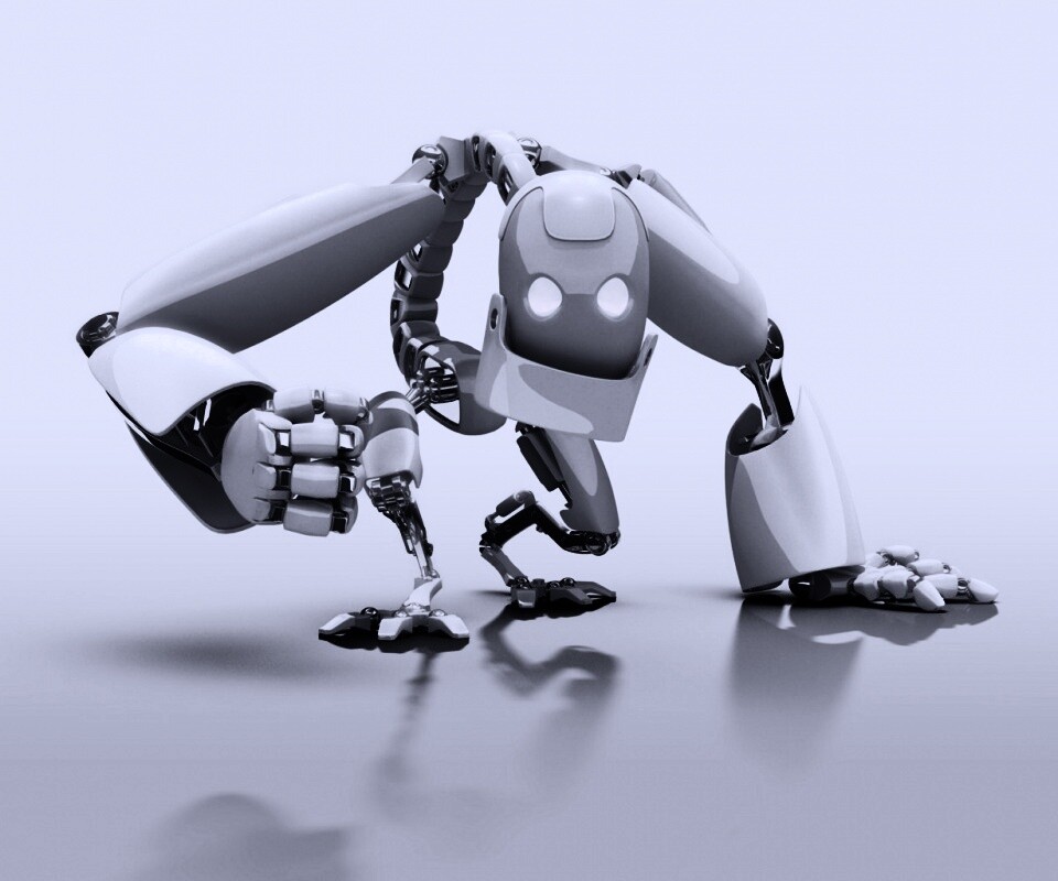 Крадущийся робот обои