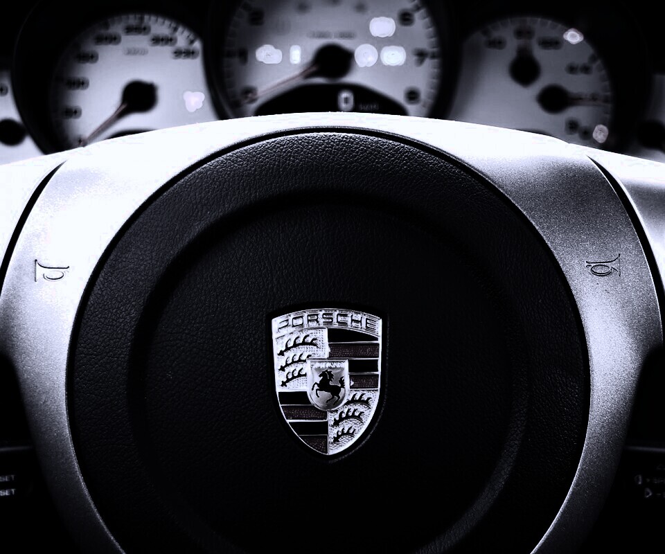 Руль Porshe обои