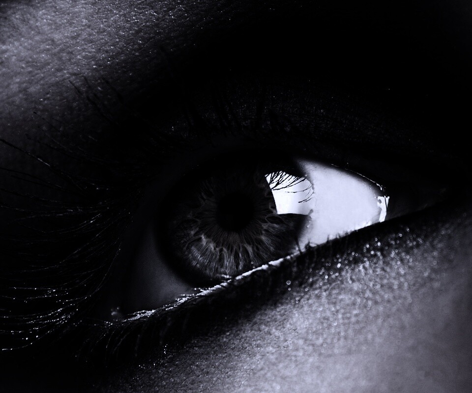 Оранжевый глаз обои