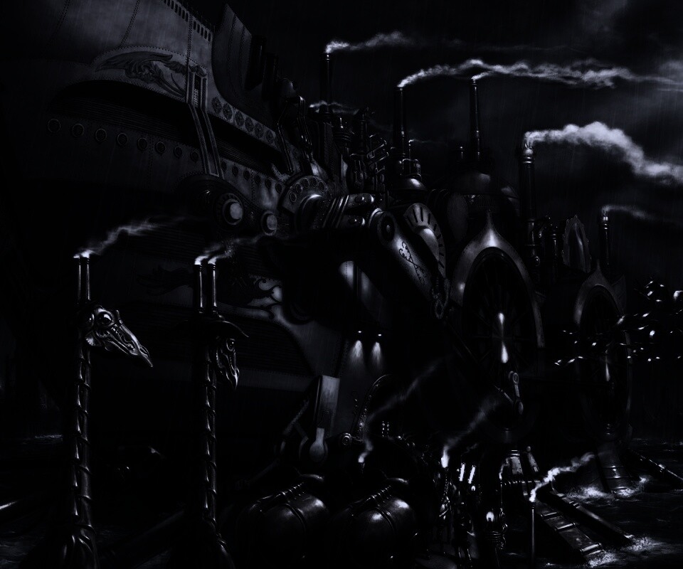 Ноев ковчег в стиле стимпанк обои