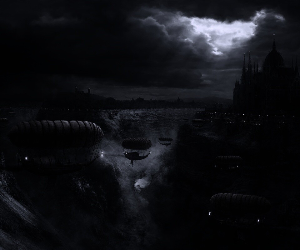 Фентезийный Будапешт обои