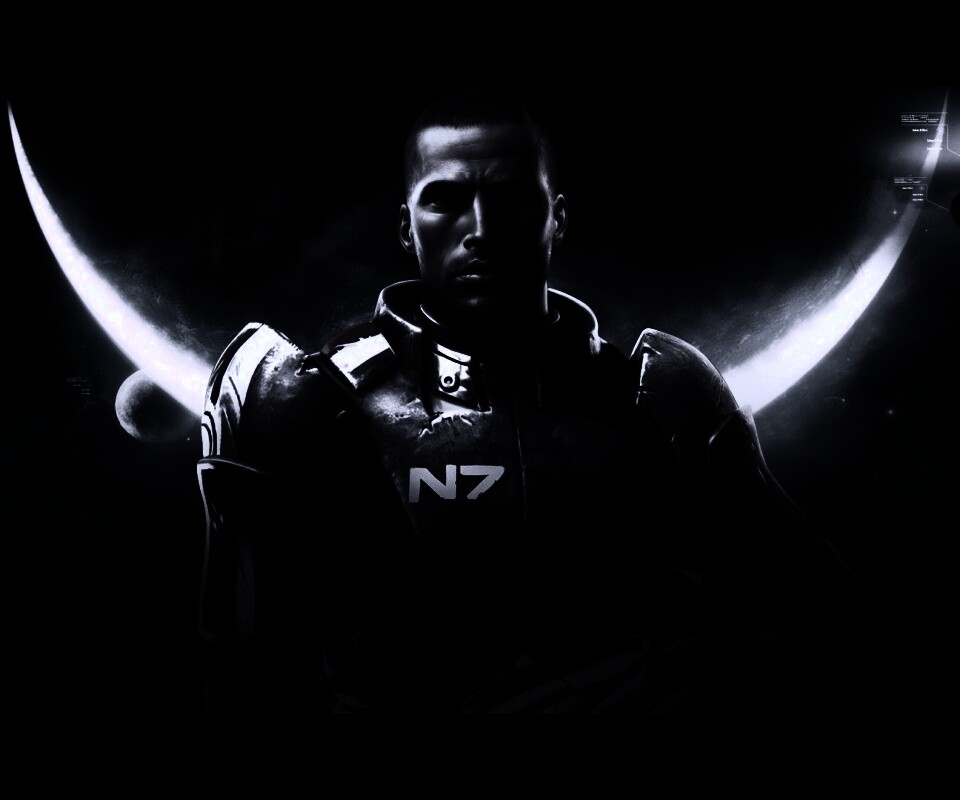 Шепард из Mass Effect обои