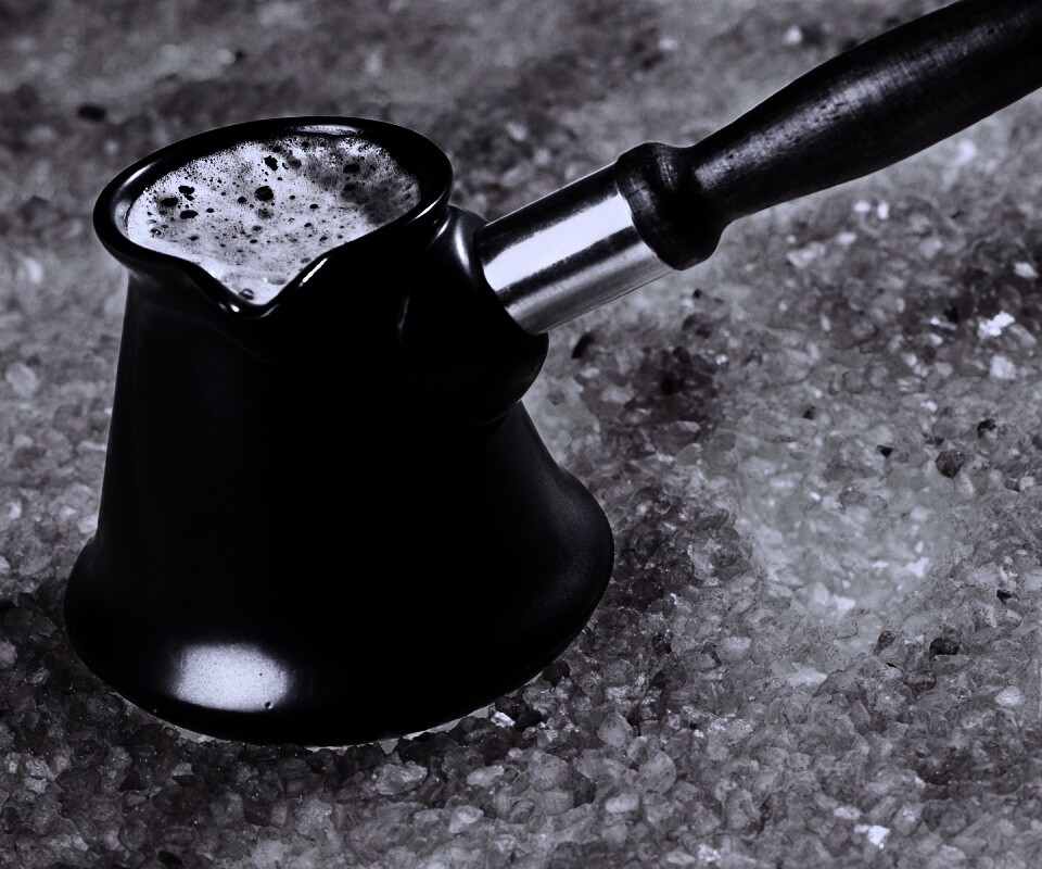 Кофе на углях обои