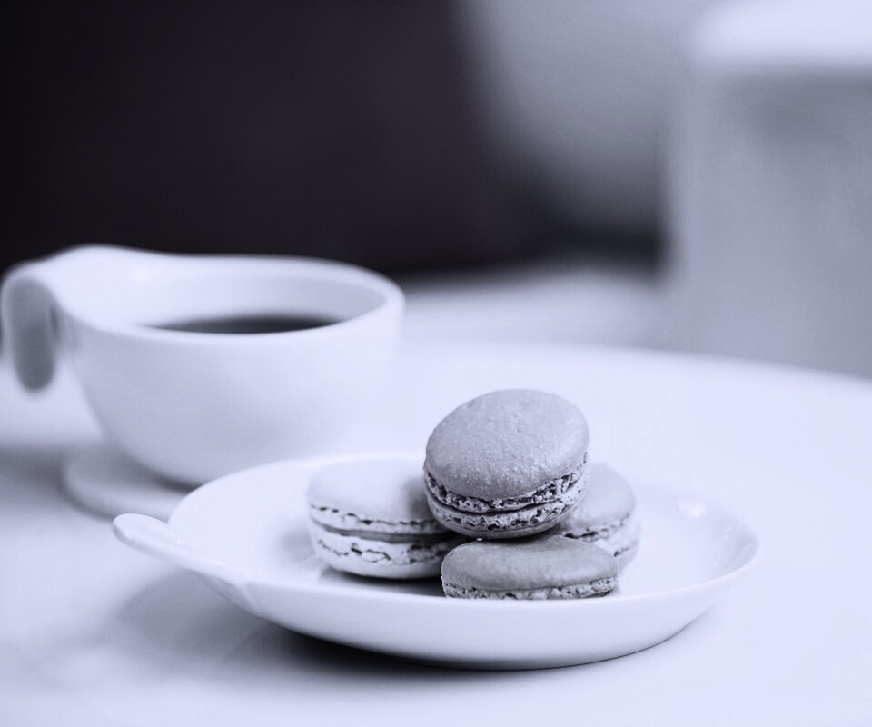 Кофе с пирожным обои