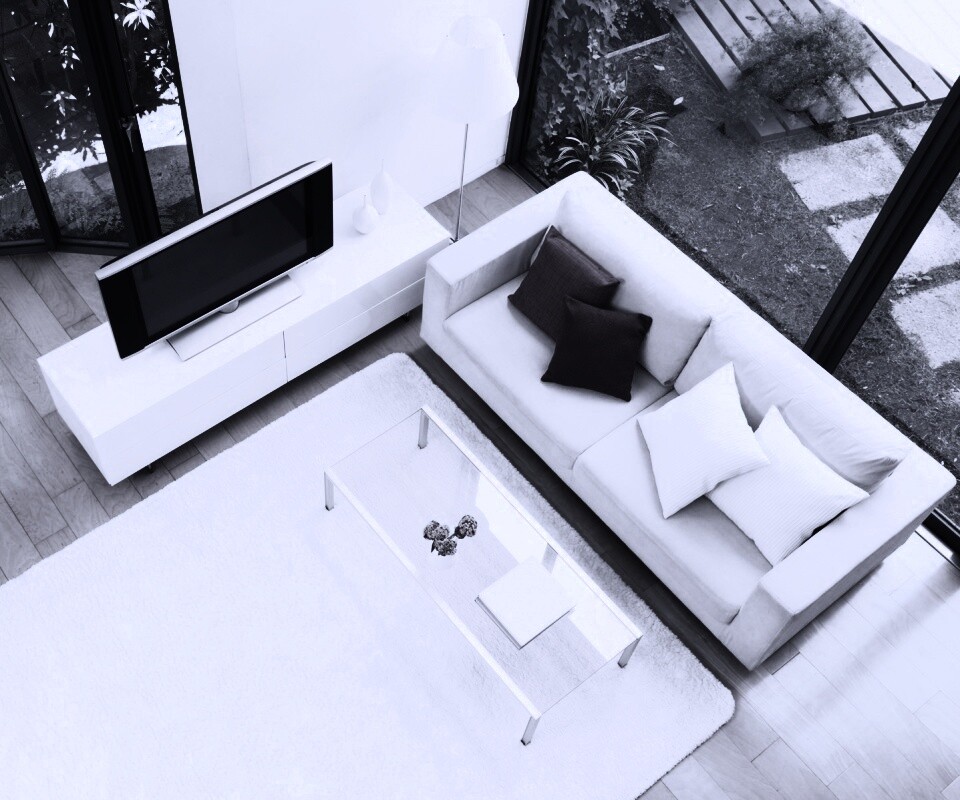 Комната сверху обои