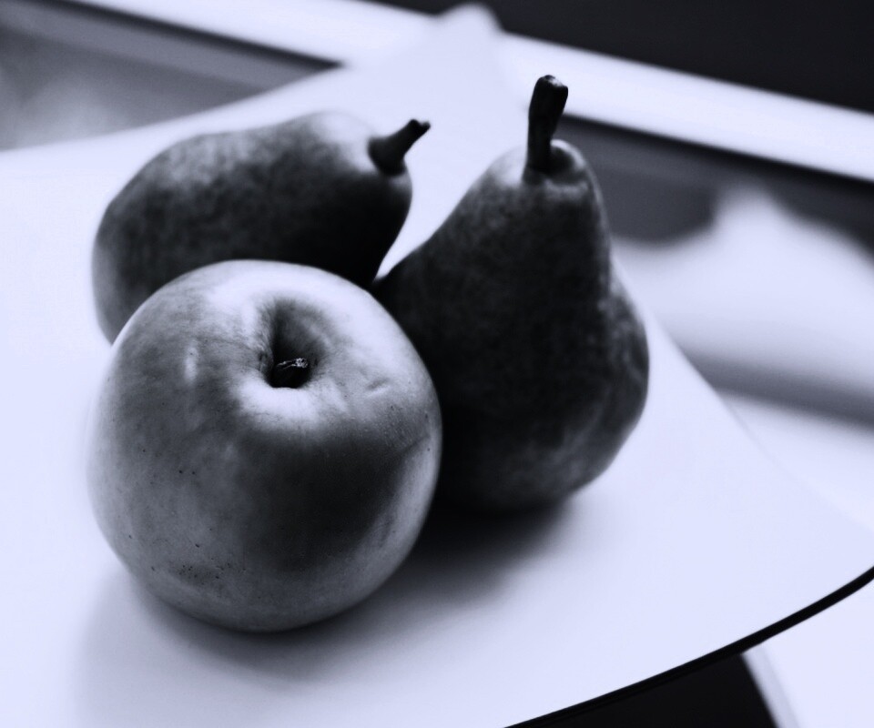 Яблоко и груши обои