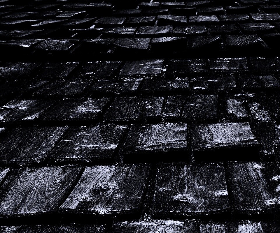 Деревянная крыша обои