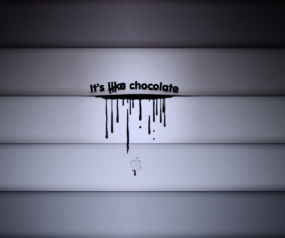 It"s not like chocolate обои