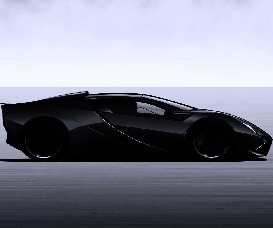 Скетч lamborghini  обои