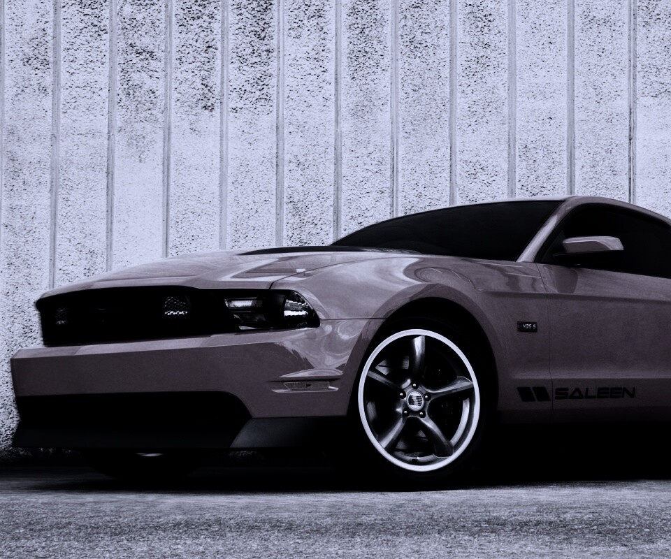 Красный Мустанг GT обои