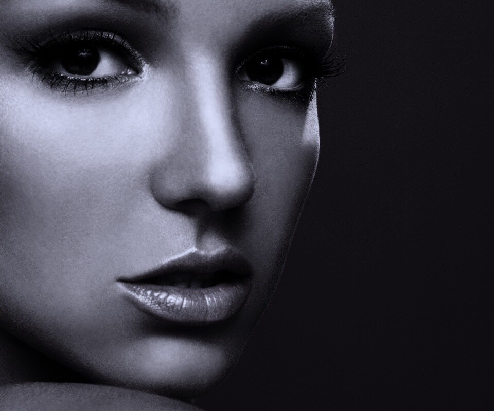 Лицо Бритни обои