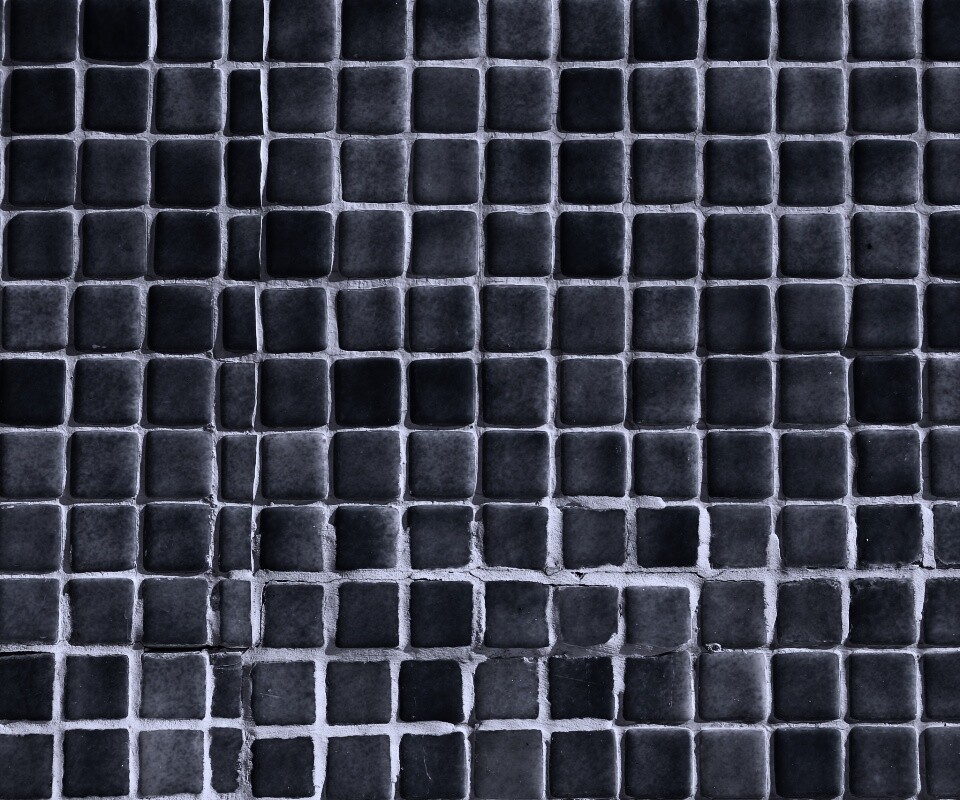 Мелкая голубая плитка обои