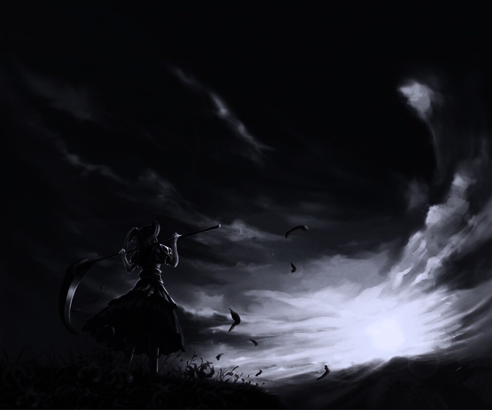 Девушка с косой обои