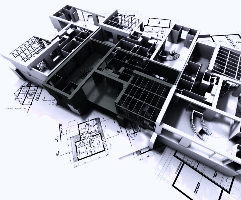 Макет дома обои