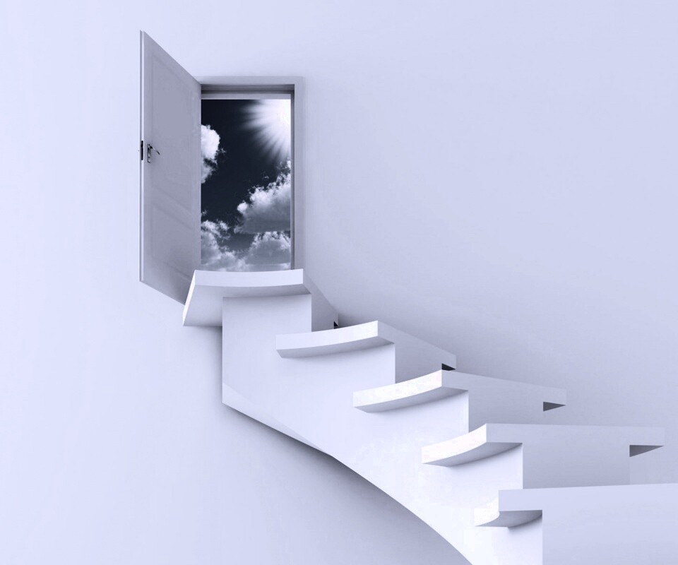 Лестница в небо обои