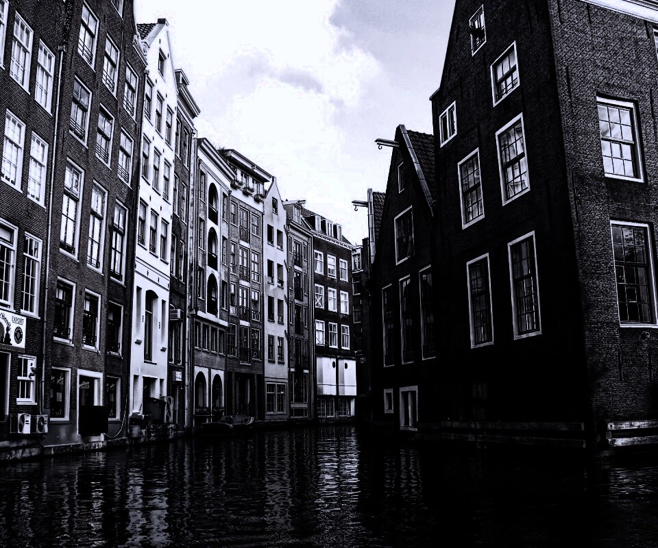 Венецианские каналы в Амстердаме обои