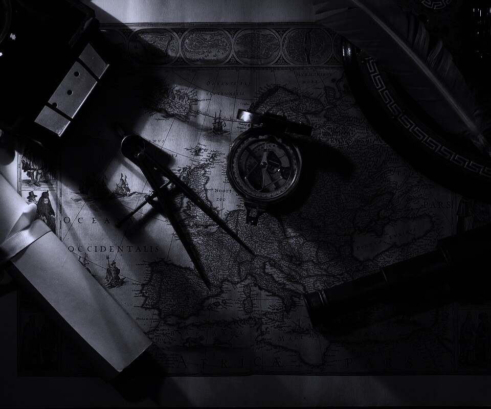 Карта путешественника обои