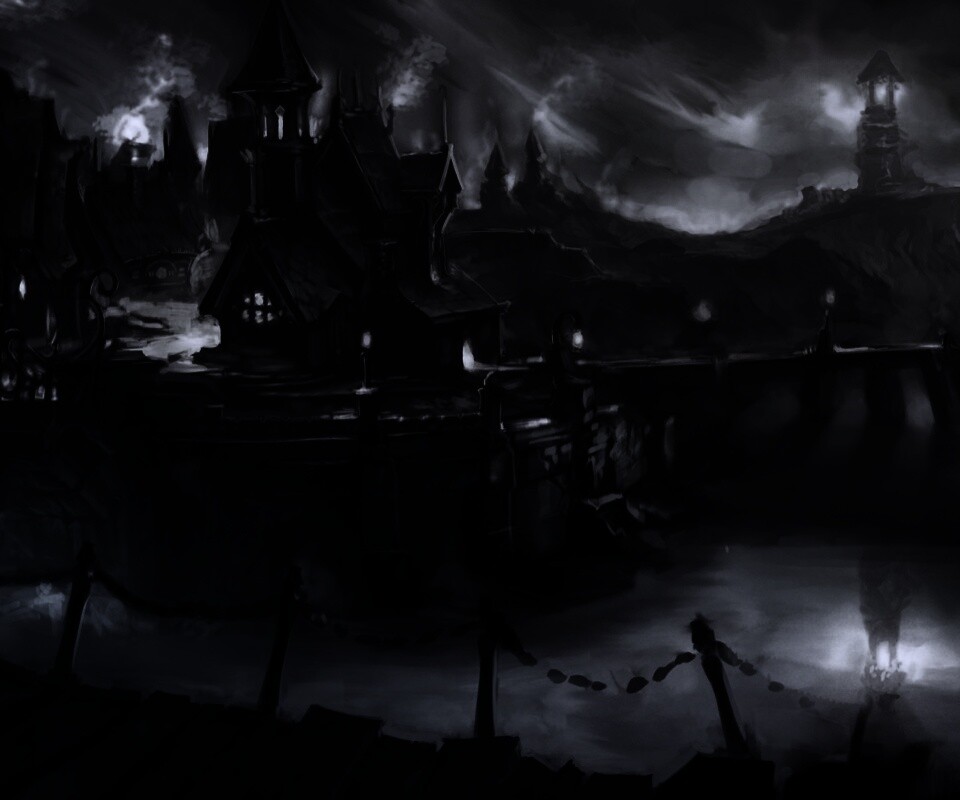 Волшебная деревня обои